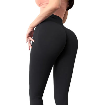 2021 New Seamless Yoga Pant High Elastic Sports Fitness Legging Women High Waist Gym Scrunch Butt Running Training Girl Tight