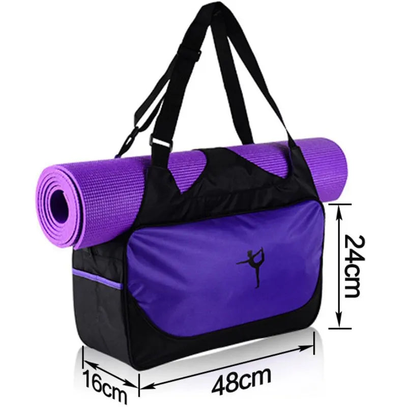 Multifunctional Clothes Yoga Backpack Yoga Mat Waterproof Yoga Bag Backpack (No Yoga Mat)