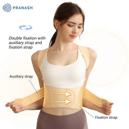 Fully Adjustable Posture Corrector Straightener Upper Spine Support Back Brace Posture Corrector