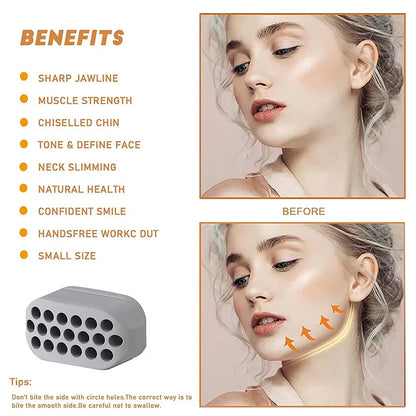 Jawline Fitness Ball Neck Toning Equipment Facial Beauty Tool