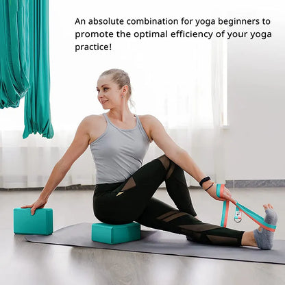1pc High Density Yoga Foam Blocks Non-slip Solid Color Yoga Balance Fitness Dance Supplies For Yoga Pilates And Meditation