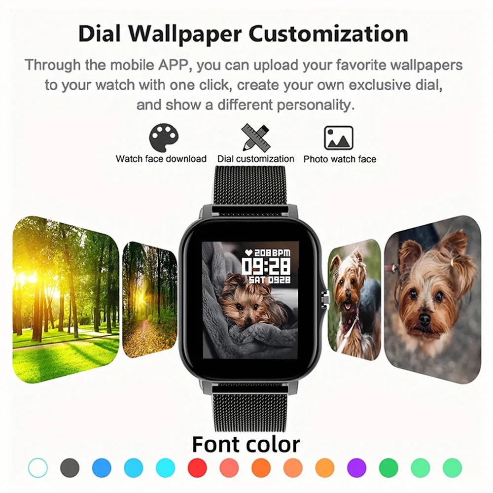 Full Touch Custom Dial Smart Watch